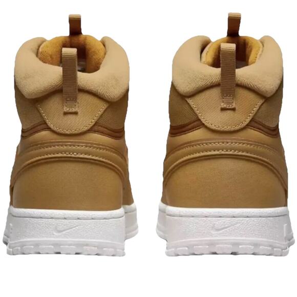 Nike Court Vision Mid Winter 'Eletal Gold' DR7882-700 Men's Shoes Size 9.5 - Picture 4 of 5